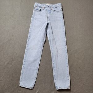 Levi’s Wedgie jeans Crop Blue Jeans Sz 24
